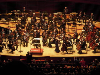 Cheltenham High School math visit - statue in the office