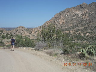 Bagdad run/hike - Neil W running