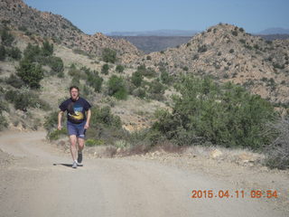 Bagdad run/hike - Neil W running
