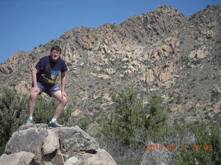Bagdad run/hike - Neil W running
