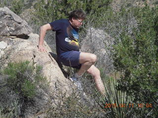 Bagdad run/hike - purple flowers