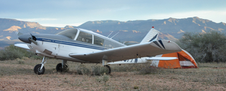 Grapevine pics - N8377W and my tent