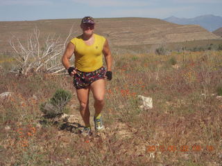 Adam running at Grand Gulch