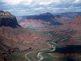 93 8zu. aerial - Gateway Canyon area