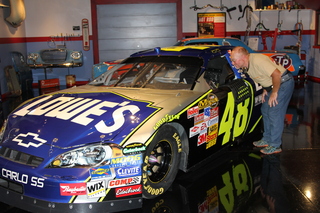 276 8zv. Gateway car museum - Lowe's race car + Adam