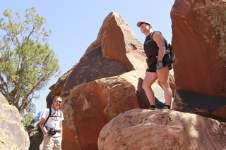 288 8zv. Beaver Creek Canyon - Shaun M and Adam on rock