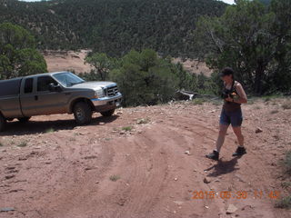 184 8zw. drive to Calamity Mine - very tough side road - Karen