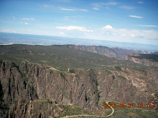 63 8zx. aerial - Black Canyon of the Gunnison