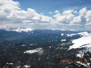 90 8zx. aerial - Telluride area - Lone Cone Mountain