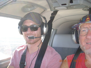 Max B flying in N8377W with Adam