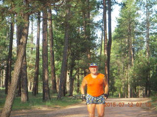 Debbie's and Ted's cabin run - Adam