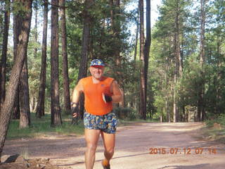 Adam running near Seligman Airport (P23)