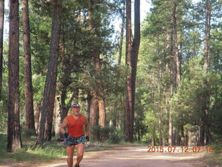 Debbie's and Ted's cabin run - Adam
