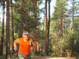 Debbie's and Ted's cabin run - Adam