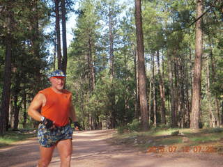 Debbie's and Ted's cabin run - Adam