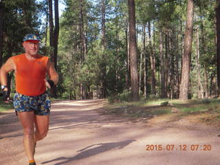 Debbie's and Ted's cabin run - Adam
