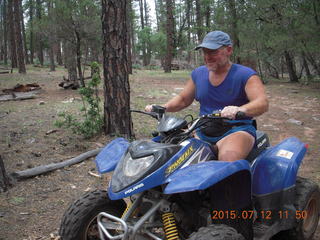 Debbie's and Ted's cabin - quad - four-wheeling - Adam