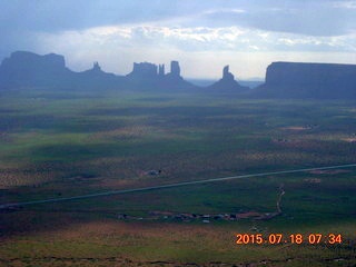 550 91j. aerial - Monument Valley (UT25) area