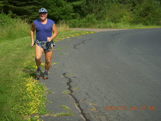 Debbie's and Ted's cabin run - Adam