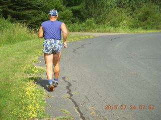 Debbie's and Ted's cabin run - Adam