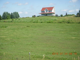 Afton, Minnesota, run - field and house