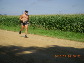 Afton, Minnesota, run - Adam running