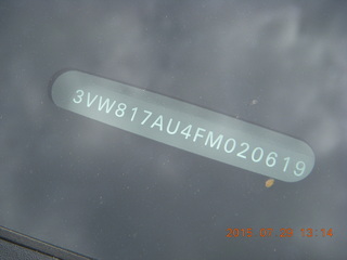 my new 2015 VW Golf and my old 1987 Golf