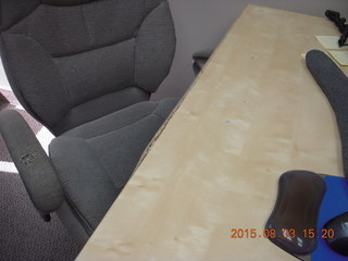 Helen and Jim A house - squirrel on chair