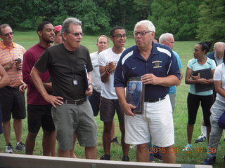 Curtis Arboretum - Cheltenham XC alumni race - Coach Tom Sexton and Rich Marburg