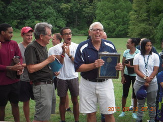 Curtis Arboretum - Cheltenham XC alumni race - Coach Tom Sexton and Rich Marburg