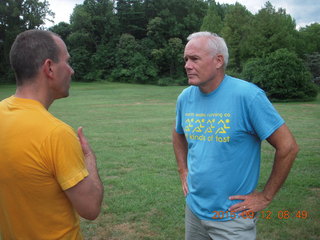 Curtis Arboretum - Cheltenham XC alumni race - Mike Gross and Chris Fasy
