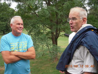 Curtis Arboretum - Cheltenham XC alumni race - Chris Fasy and Sterling Wright