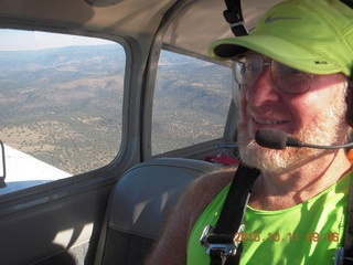 Chip R and Adam flying in N8377W