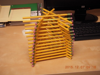 Brian's pencil sculpture