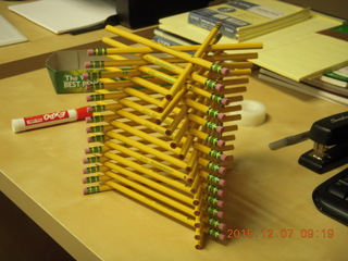 Brian's pencil sculpture