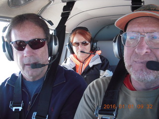 4 971. Brad, Kit, and Adam flying in N8377W