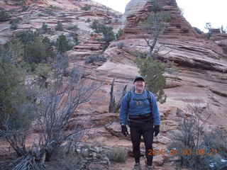 17 973. Zion National Park - Canyon Overlook hike - Adam