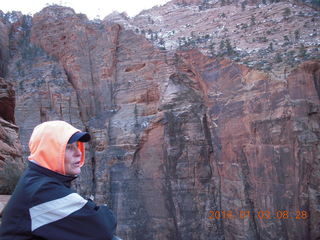 21 973. Zion National Park - Canyon Overlook hike - Kit