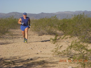 Alamo Lake run - Adam running