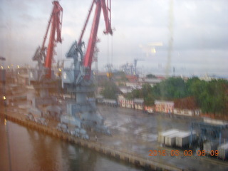 5 993. Indonesia - Jakarta port seen from ship