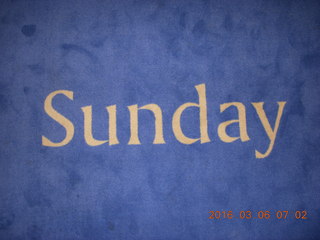 1 996. Sunday carpet