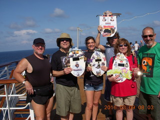 57 999. Adam and Mike and Matt and masks