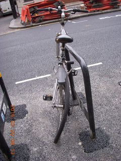 2 99l. some bicyclist is having a bad day in london