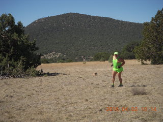 Young International airstrip - Adam running