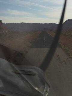 Doreen pic - landing at Marble Canyon (L41)