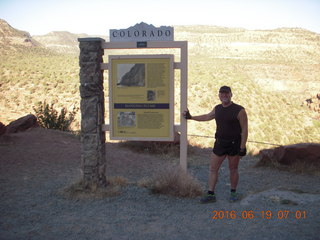 36 9ck. drive to ancient dwellings - Hanging Flume sign + Adam