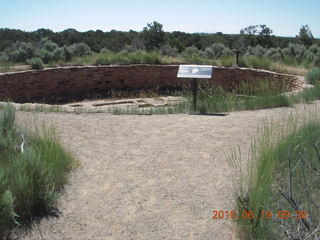 129 9ck. Lowry Pueblo Landmark - kiva