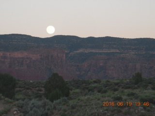 424 9ck. Gateway Canyon Resort - moonrise