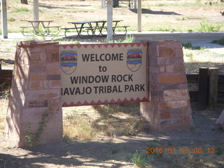 37 9dg. Window Rock (RQE) flight sign