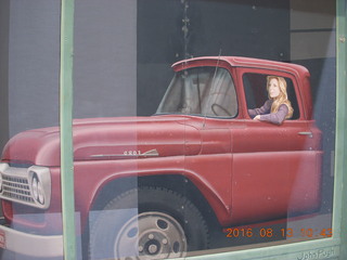 Winslow (INW) breakfast - Route 66 - it's a flatbed Ford